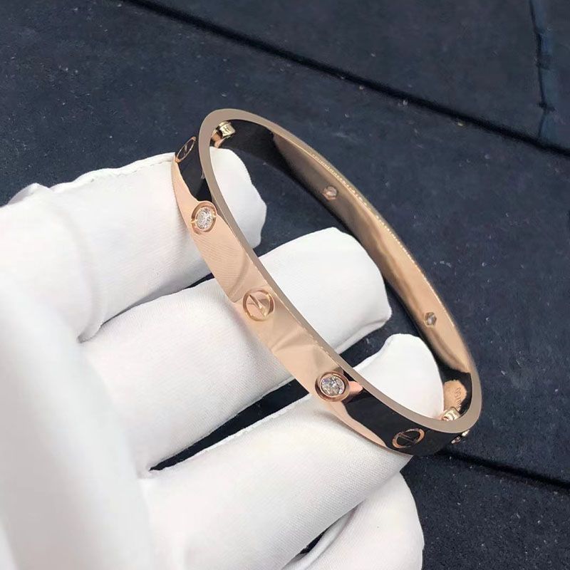 17 size Rose gold with diamond