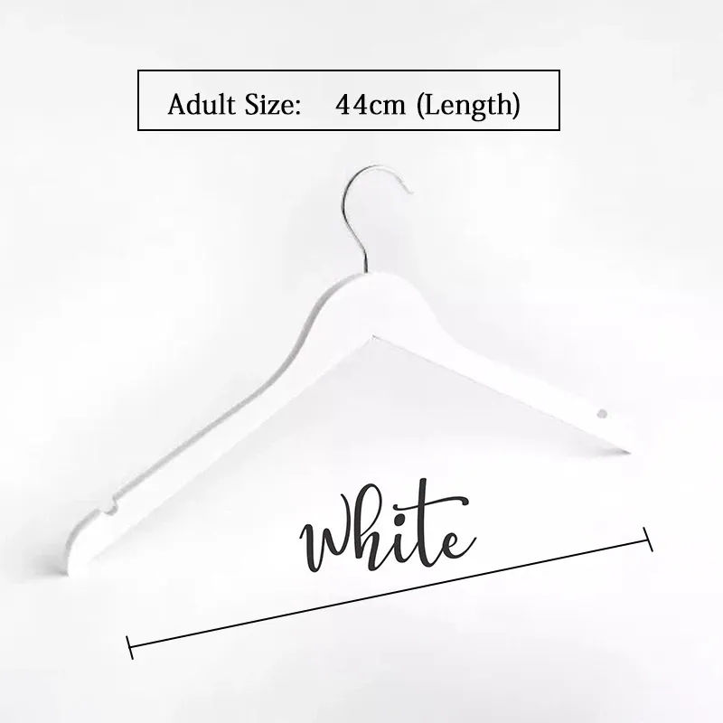 Style 1 adult white hanger