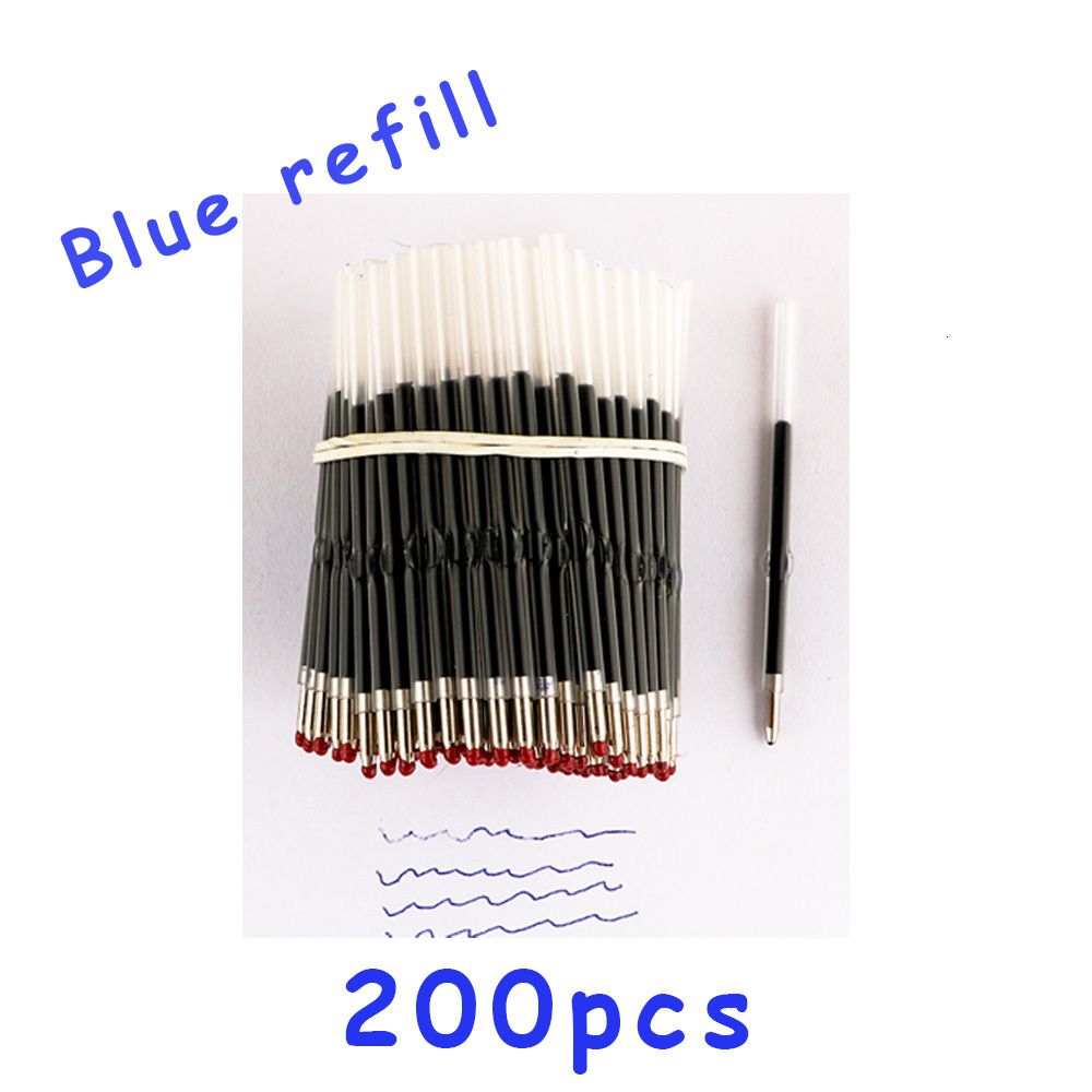 200pcs Blue Ink