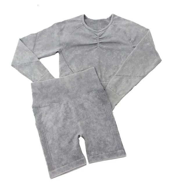 Korte set-grey