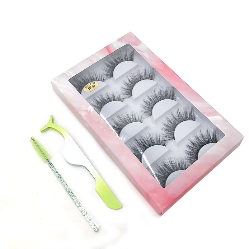 5 paires cils Tray7