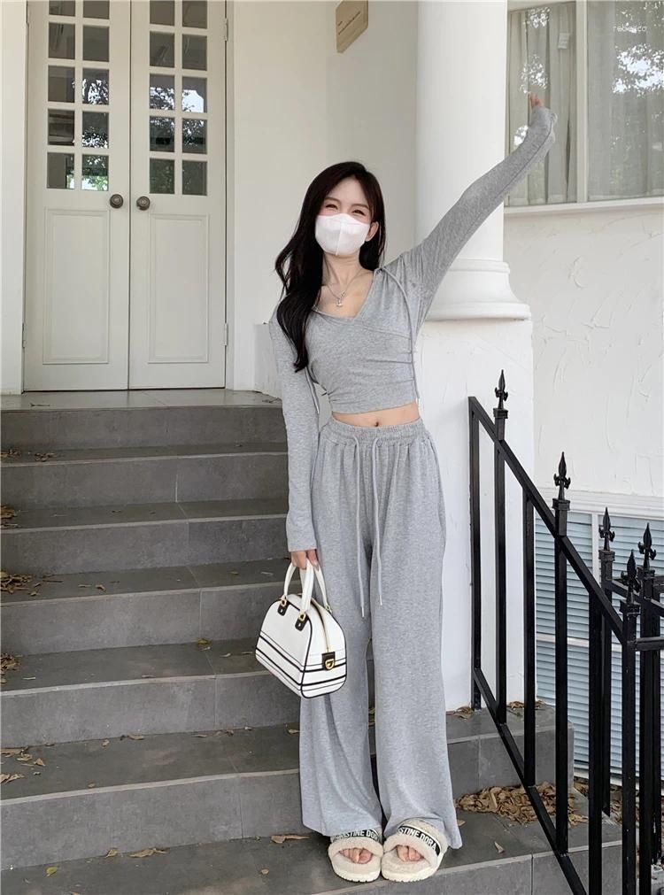 Gray Two piece set