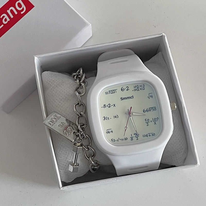 7027 Formula White Band Watch Only