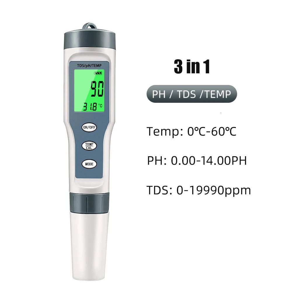 Tds Ph Temp Tester