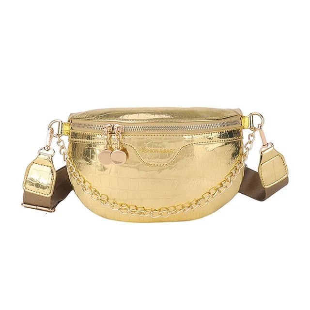 golden waist bag