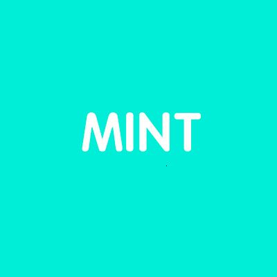 Mint-12x12cm 5 kropki