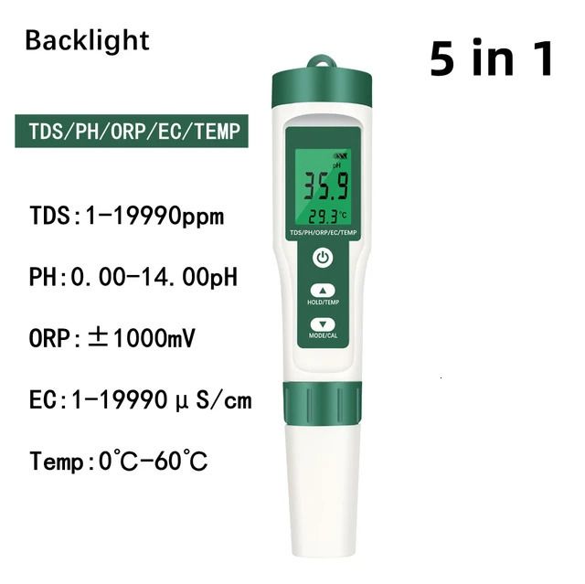 5 en 1 pH mètre