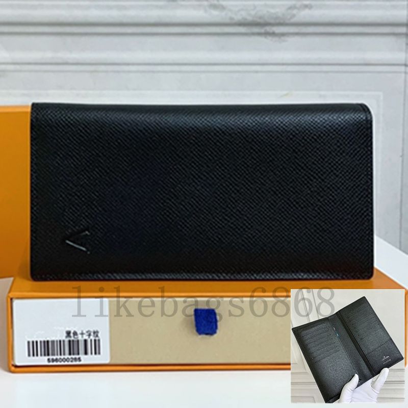 35 Wallet Brazza Black Cross Pattern