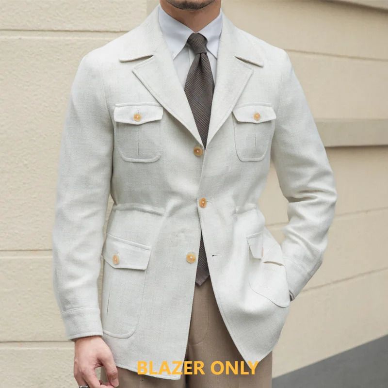 Blazer bianco solo