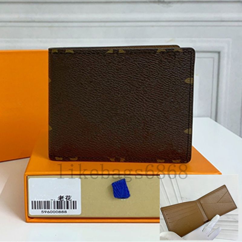 19 plånbok multipel brun bokstavblomma