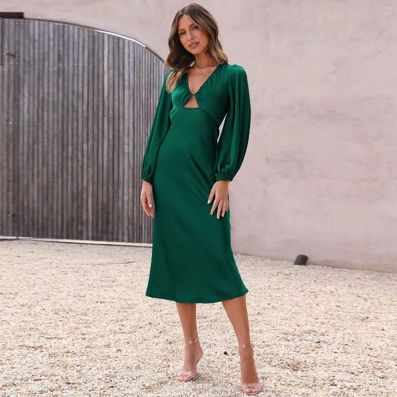 robe verte foncé