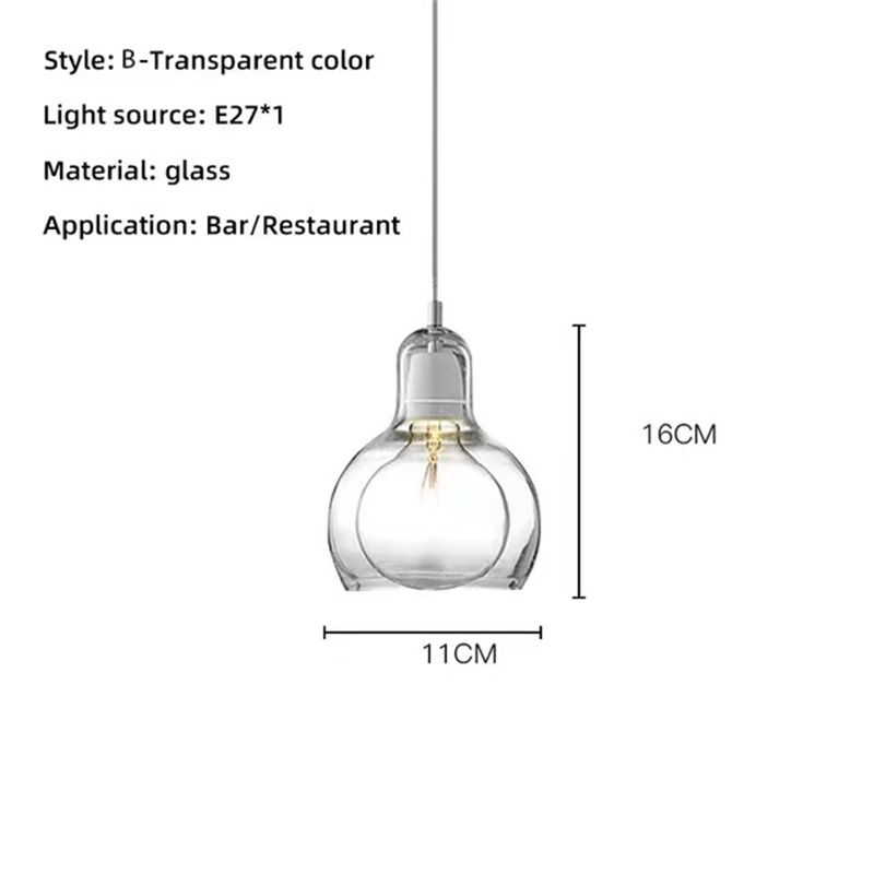 B-transparent porslin utan glödlampa