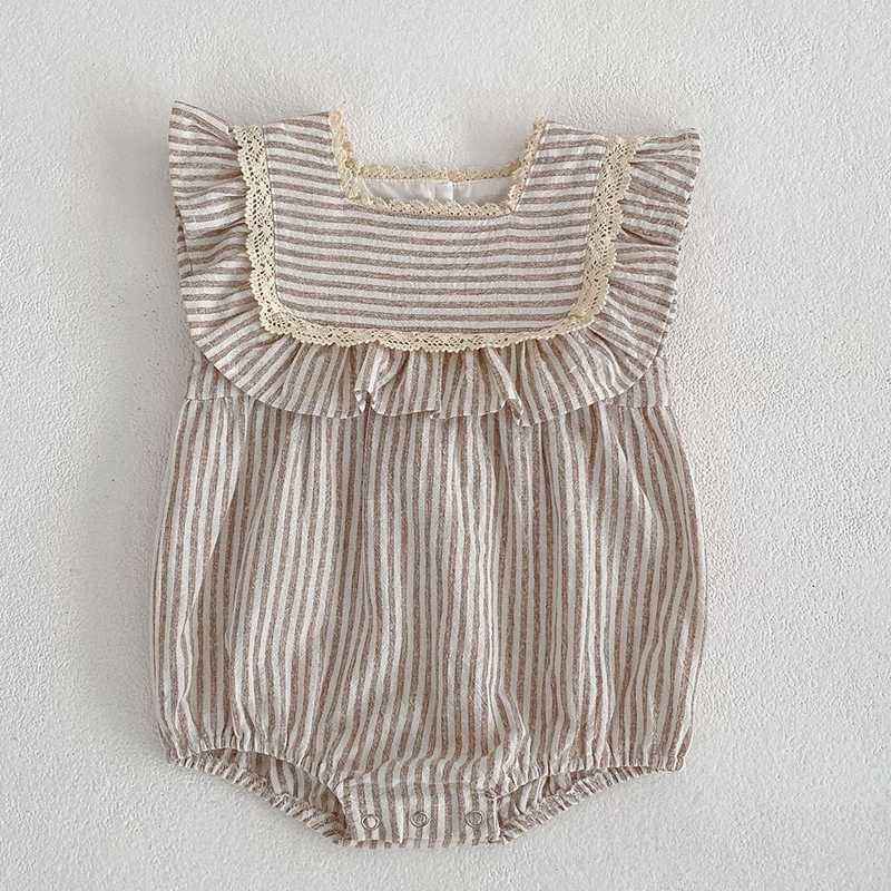 A6015 brown Romper