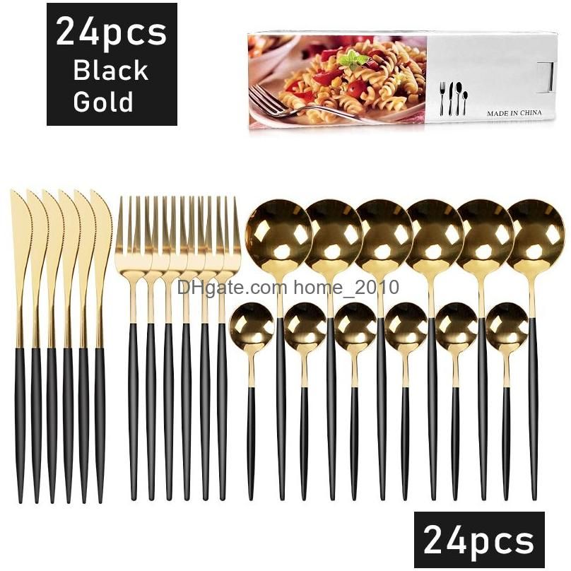 24pcs de ouro preto