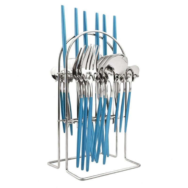 Blau Silber W Rack