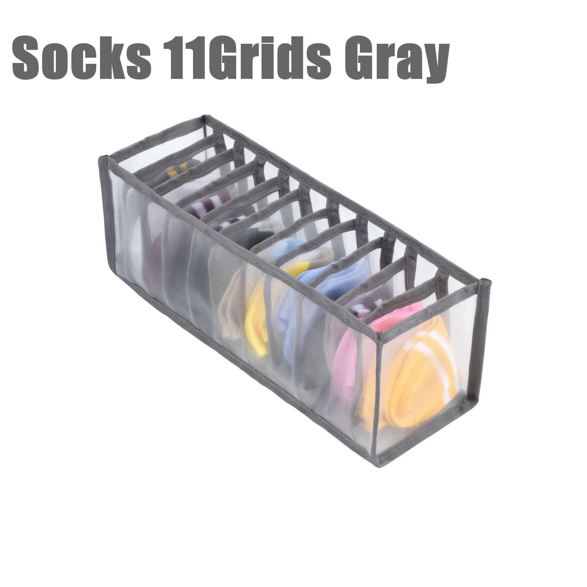 Socks 11grids-gray