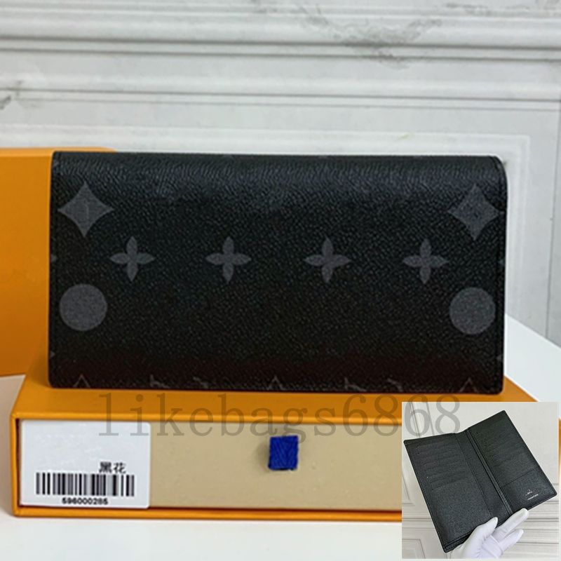 33 Wallet Brazza Black Letter Flor