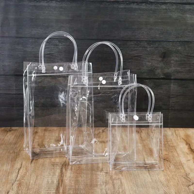 Transparent tygväska-2pcs-2xl 24x34x12cm