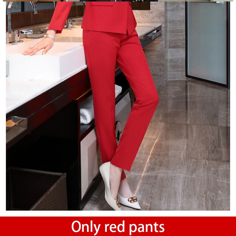 Only red pants