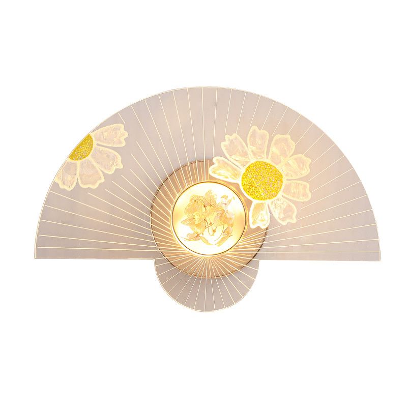 Fan-shaped Sunflower Tricolor Dimming