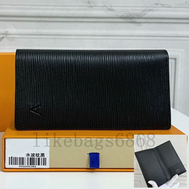 34 Wallet Brazza Black Epi