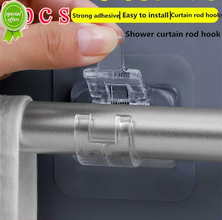 2Pcs Multi-Purpose Hooks Adhesive Curtain String Holder Practical