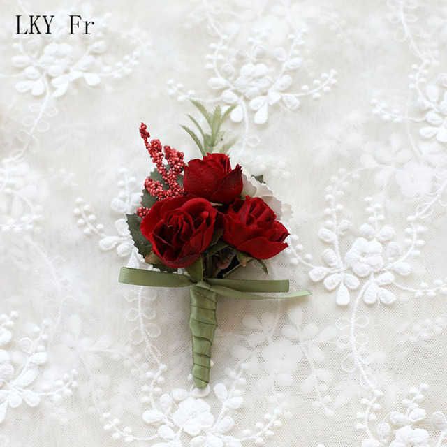 Boutonniere rood