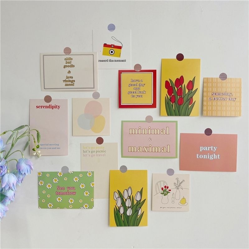 13PCS Paper Card-As Show