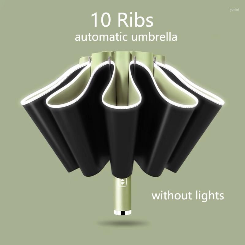 10 nervures-pas de LED-vert
