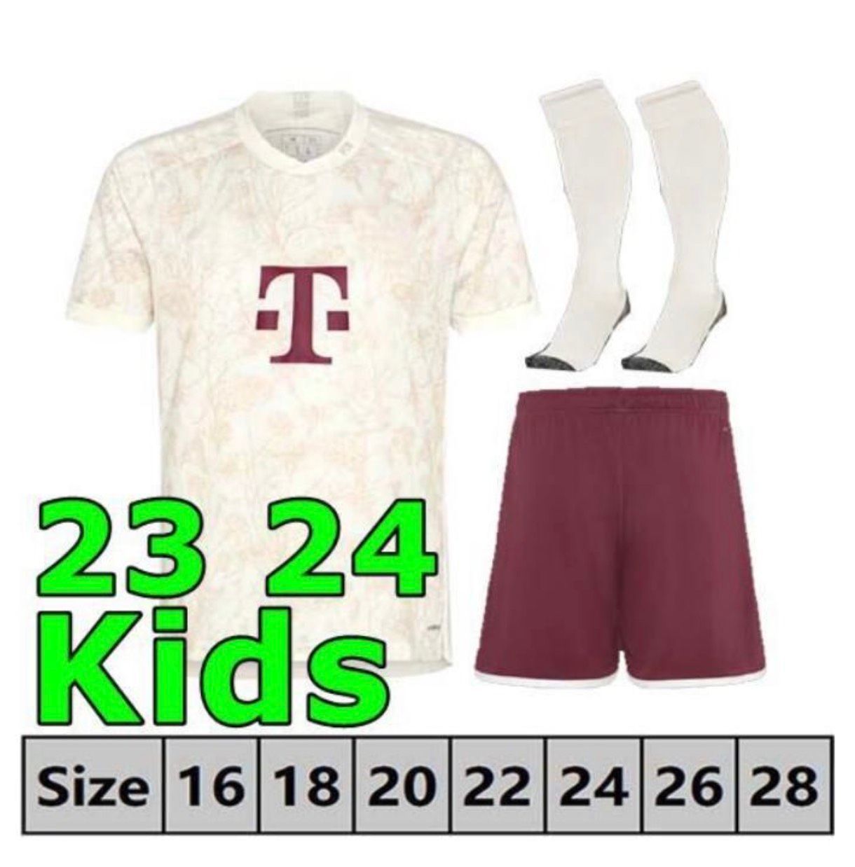 third kids kit +socks