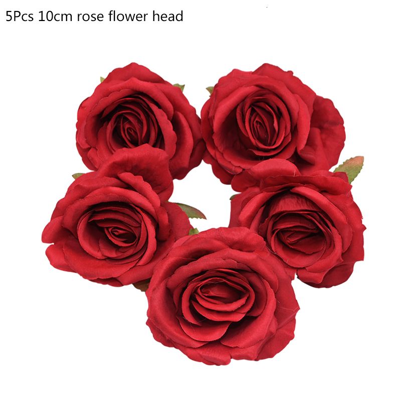 5pcs Rose Head