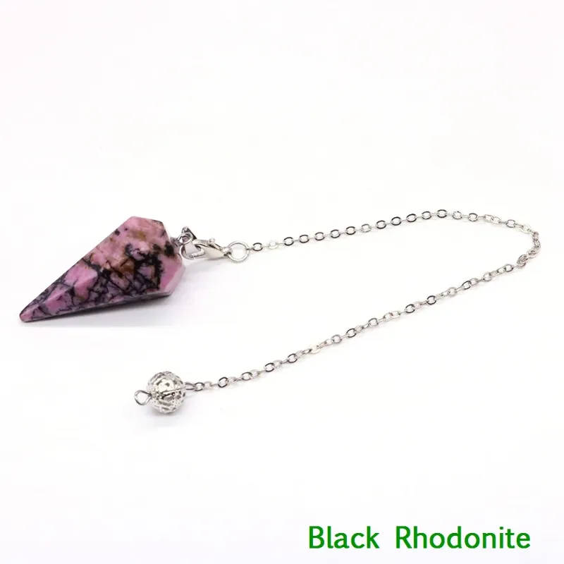 1 pièce de rhodonite noire