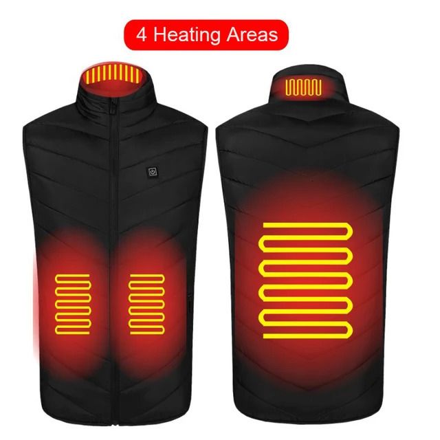 4 heated areas black