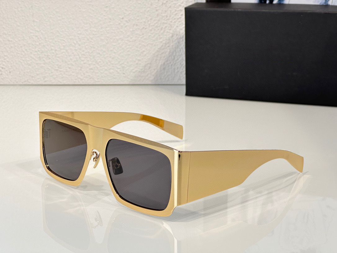 gold frame grey lens