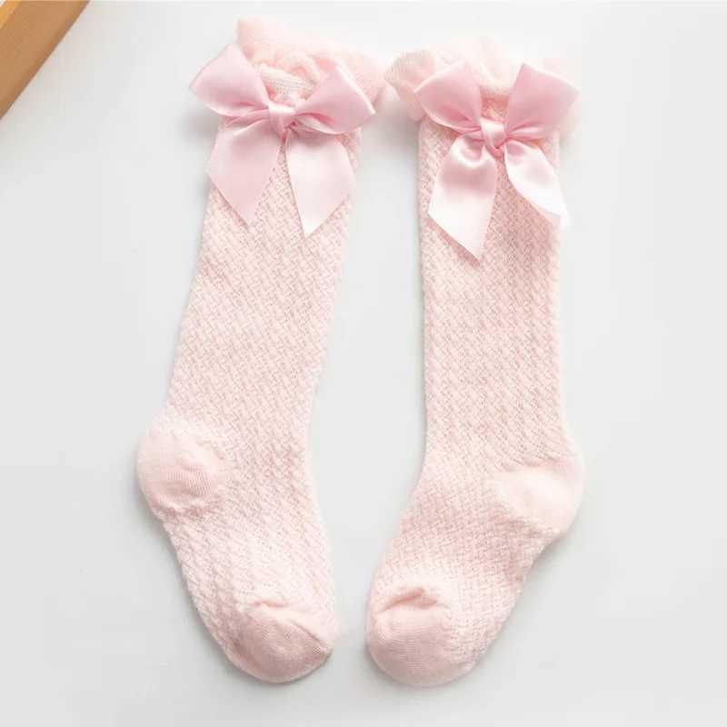 pink2 bow socks