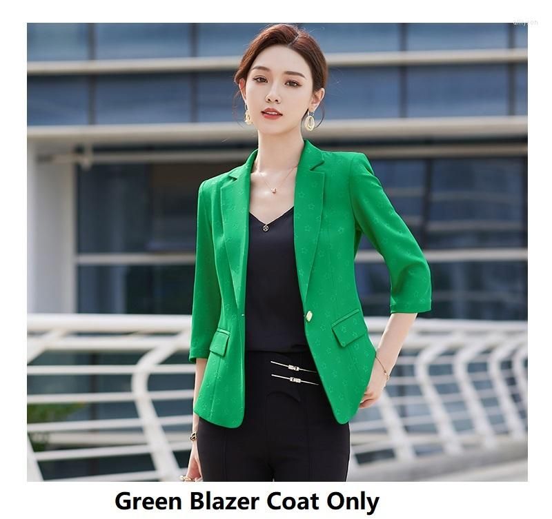 Green Blazer Coat