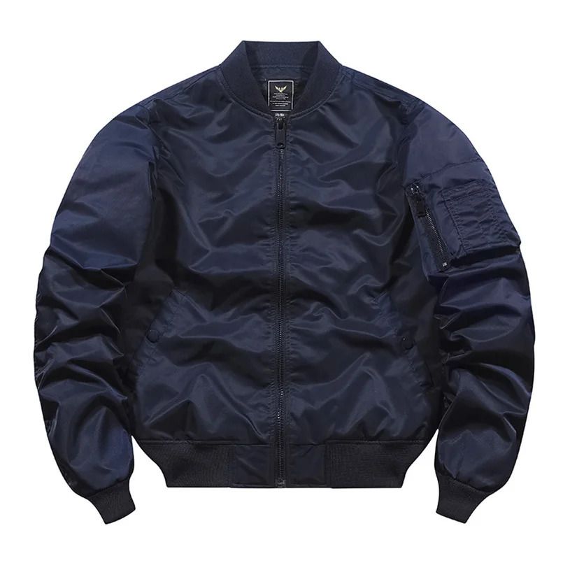 blouson aviateur bleu marine