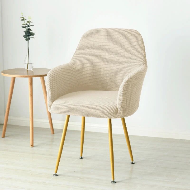 Housse de chaise beige-1pc