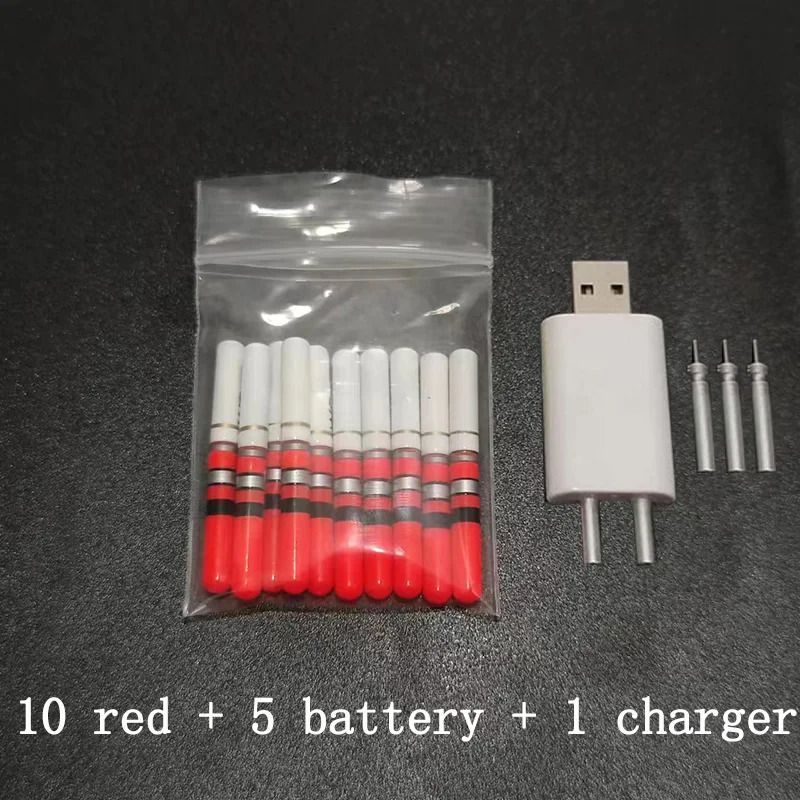 10 Red And 1 Usb