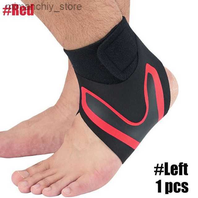 left foot-red