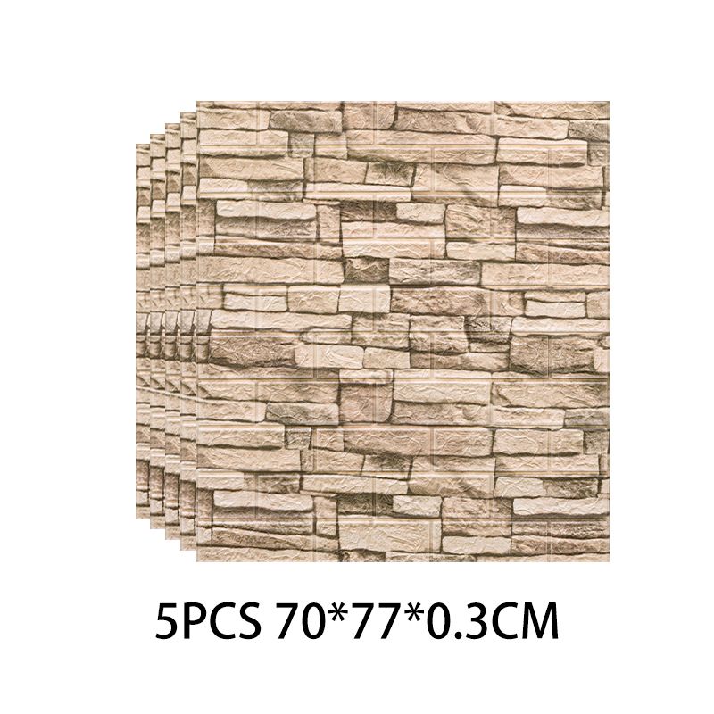 Brick White 5pcs-70cm x 77cm