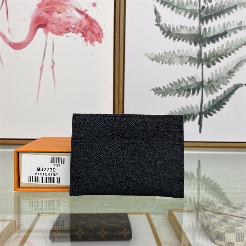 Louis Vuitton TAIGA Double Card Holder (M32730) in 2023