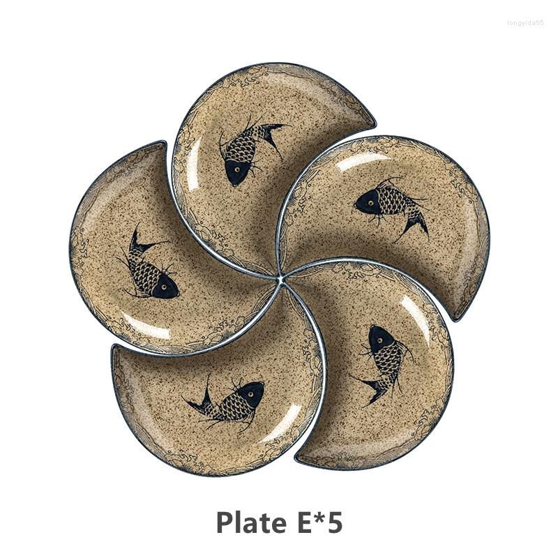 Plate E set