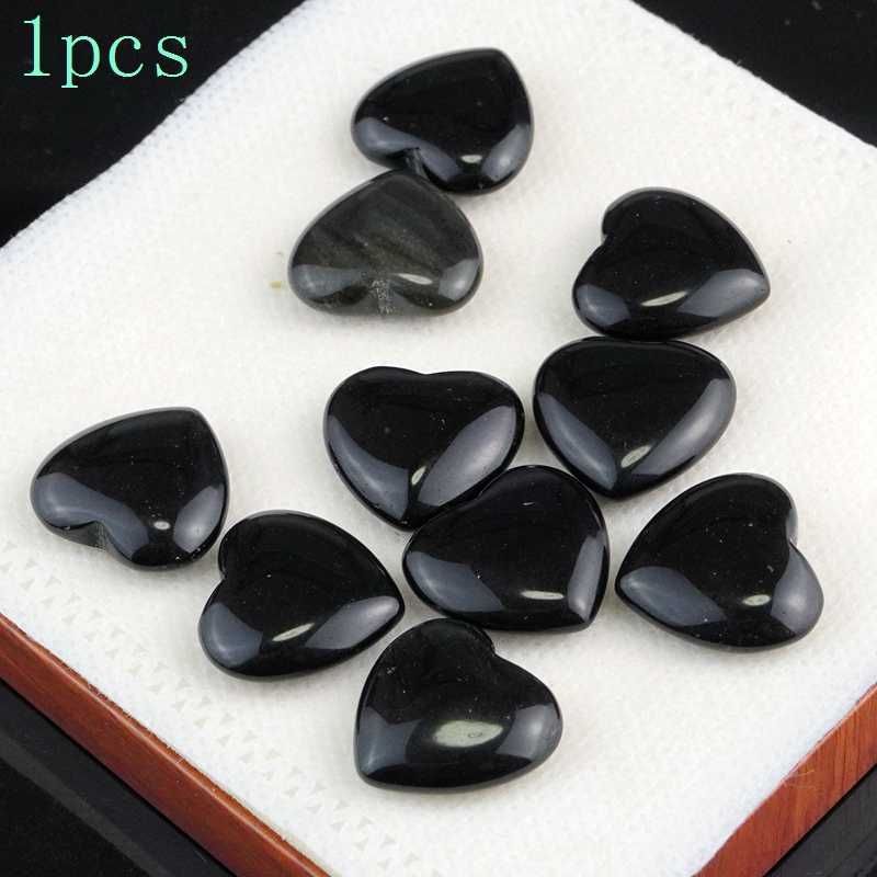 من الطبيعي Obsidian-20x20x6mm