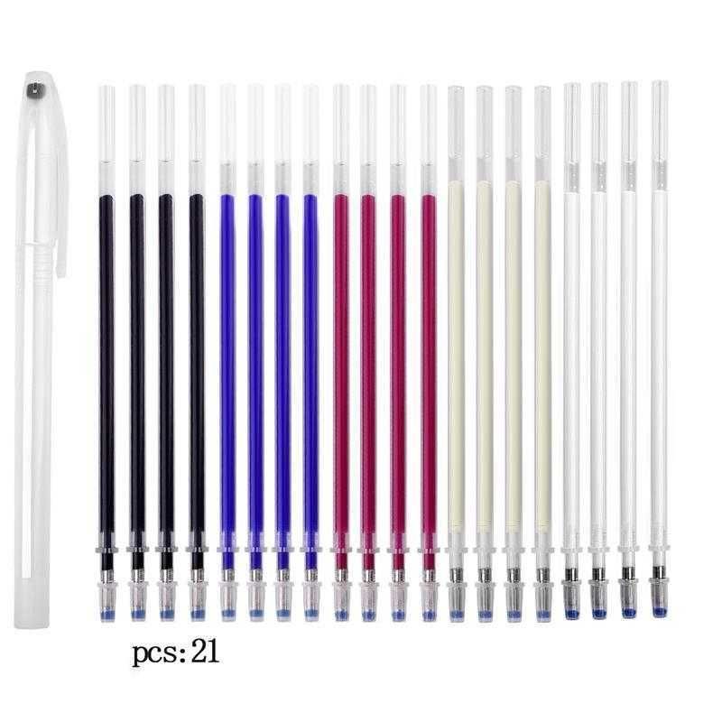 Disappearing Pens For Sewing Embroidery Pen Fabric With 10 Fabric Pens Set  Sewing Fabric Marker Pen High-Temp Disappearing Pen
