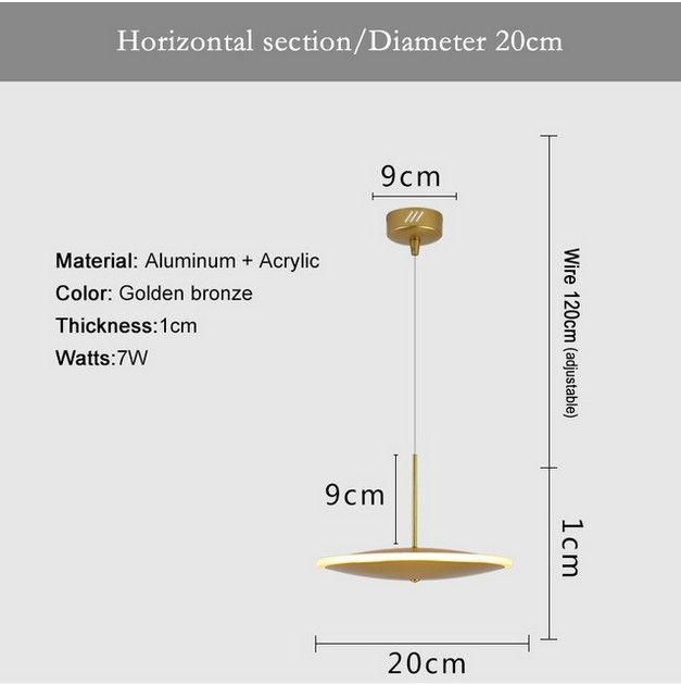 Horizontal 20cm Chine