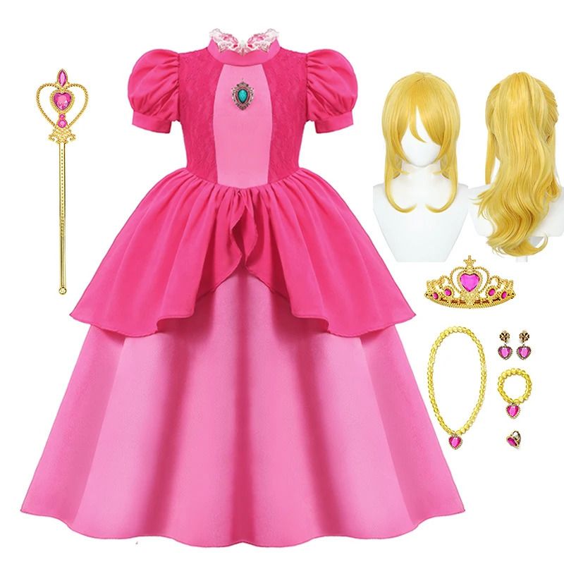 peach dress set f