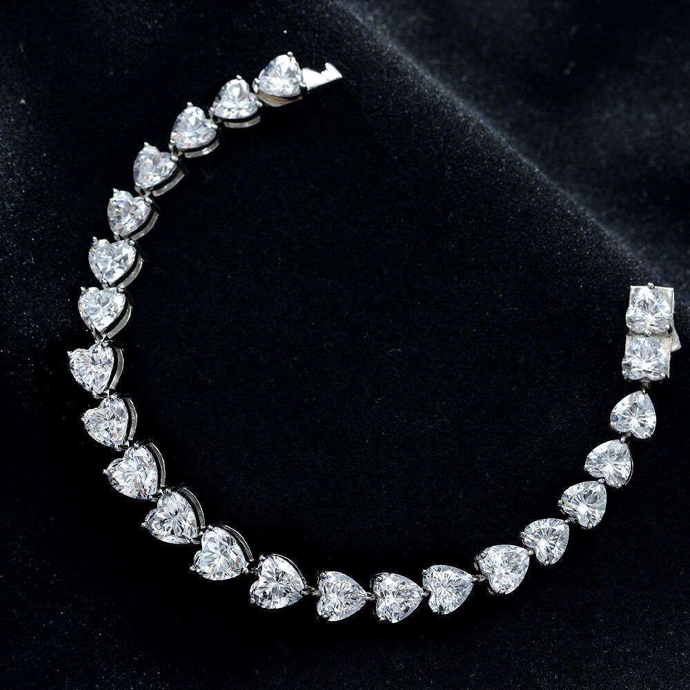 Gümüş Full Diamond El Takı-16cm