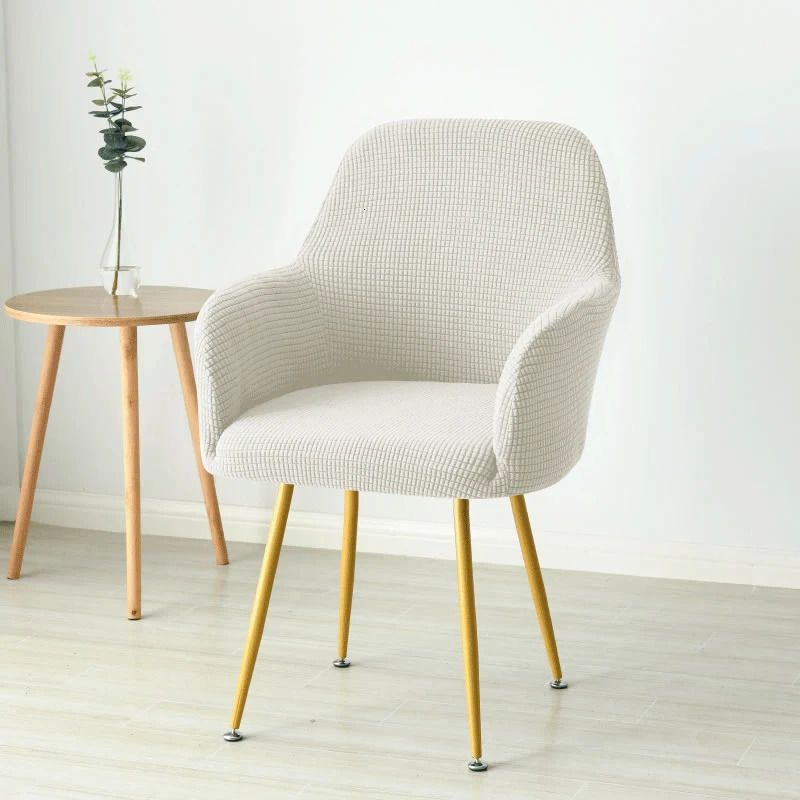 Housse de chaise blanche-1pc