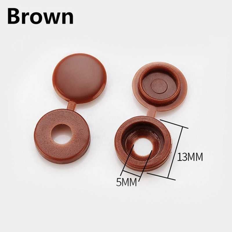 100pcs Brown